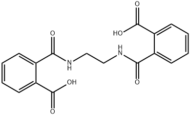 2,2'-[1,2-ethanediylbis(iminocarbonyl)]bisbenzoic acid Structure