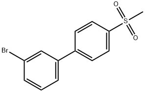 3-BROMO-4'-METHANESULFONYL-BIPHENYL Structure