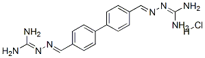 2-[[4-[4-[(E)-(디아미노메틸리덴히드라지닐리덴)메틸]페닐]페닐]메틸리덴아미노]구아니딘염산염