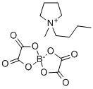 1-BUTYL-1-METHYLPYRROLIDINIUM BIS[OXALATO(2-)]BORATE Struktur