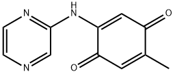 2,5-Cyclohexadiene-1,4-dione, 2-methyl-5-(pyrazinylamino)- (9CI) Structure
