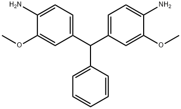 4,4'-diamino-3,3'-dimethoxytriphenylmethane Struktur