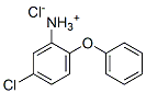5-chloro-2-phenoxyanilinium chloride 化学構造式