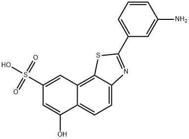 2-(3-aminophenyl)-6-hydroxynaphtho[2,1-d]thiazole-8-sulfonic acid