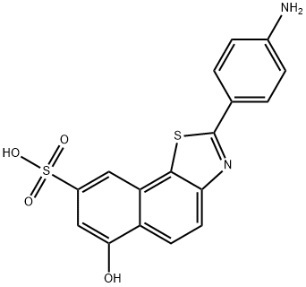 2-(4-aminophenyl)-6-hydroxynaphtho[2,1-d]thiazole-8-sulfonic acid,6259-72-9,结构式