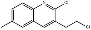 2-Chloro-3-(2-chloroethyl)-6-methylquinoline,62595-02-2,结构式