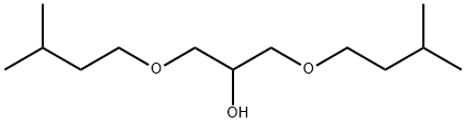 1,3-ビス(イソアミルオキシ)プロパン-2-オール 化学構造式