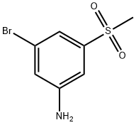 3-溴-5-甲硫基苯胺,62606-00-2,结构式