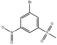 1-溴-3-(甲基磺酰基)-5-硝基苯, 62606-15-9, 结构式