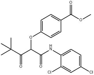 methyl 4-[1-[[(2,4-dichlorophenyl)amino]carbonyl]-3,3-dimethyl-2-oxobutoxy]benzoate|