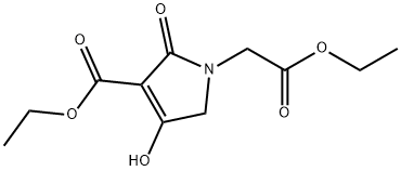 2-(3-Carbethoxy-4-hydroxypyrrolidin-2-on-1-yl)ethyl acetate Structure