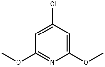 4-クロロ-2,6-ジメトキシピリジン 化学構造式