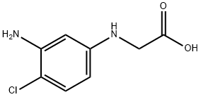 N-(3-amino-4-chlorophenyl)glycine,6262-29-9,结构式