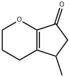 Cyclopenta[b]pyran-7(2H)-one, 3,4,5,6-tetrahydro-5-methyl- (9CI) Structure