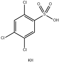 2,4,5-三氯苯磺酸钾盐,62625-17-6,结构式