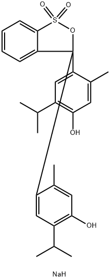 Sodium Thymol Blue Struktur