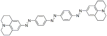 9,9'-[azobis(p-phenyleneazo)]bis[2,3,6,7-tetrahydro-1H,5H-benzo[ij]quinolizine]|