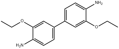 3,3′-ジエトキシベンジジン 化学構造式