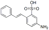 4-aminostilbene-2-sulphonic acid Structure