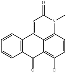 6-chloro-3-methyl-3H-naphtho[1,2,3-de]quinoline-2,7-dione Struktur