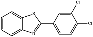 2-(3,4-Dichloro-phenyl)-benzothiazole,6265-89-0,结构式