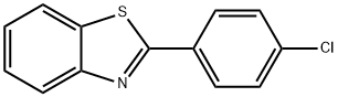 2-(4-クロロフェニル)ベンゾチアゾール 化学構造式
