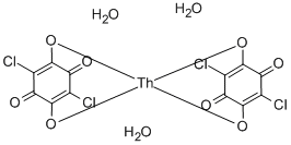 CHLORANILIC ACID THORIUM SALT,62654-18-6,结构式