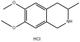 6,7-DIMETHOXY-3-METHYL-1,2,3,4-TETRAHYDROISOQUINOLINE HYDROCHLORIDE Structure