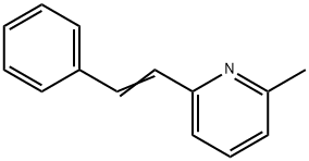 2-甲基-6-(2-苯乙烯基)吡啶, 6266-99-5, 结构式