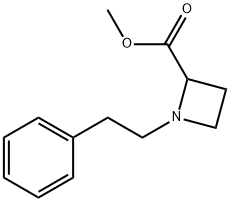 METHYL 1-(2-PHENYLETHYL)-2-AZETIDINECARBOXYLATE Structure
