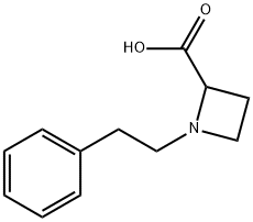 1-(2-PHENYLETHYL)-2-AZETIDINECARBOXYLIC ACID Structure