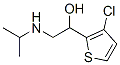 1-(3-Chloro-2-thienyl)-2-isopropylaminoethanol,62673-44-3,结构式