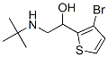 1-(3-Bromo-2-thienyl)-2-tert-butylaminoethanol,62673-54-5,结构式