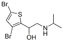 1-(3,5-Dibromo-2-thienyl)-2-isopropylaminoethanol Struktur