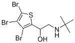 2-tert-Butylamino-1-(3,4,5-tribromo-2-thienyl)ethanol,62673-62-5,结构式