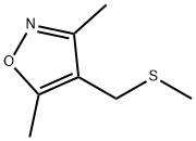 Isoxazole, 3,5-dimethyl-4-[(methylthio)methyl]- (9CI) Structure