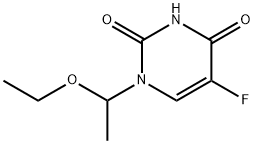 1-(1-Ethoxyethyl)-5-fluorouracil Structure
