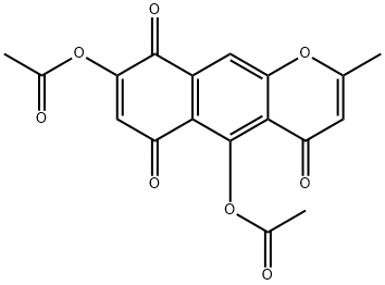 5,8-Bis(acetyloxy)-2-methyl-4H-naphtho[2,3-b]pyran-4,6,9-trione,62681-87-2,结构式