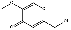 吡喃-4-酮,2-(羟甲基)-5-甲氧基-,6269-25-6,结构式
