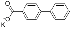 POTASSIUM 4-BIPHENYLCARBOXYLATE Struktur