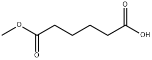 ヘキサン二酸1-メチル 化学構造式
