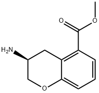 2H-1-Benzopyran-5-carboxylicacid,3-amino-3,4-dihydro-,methylester,(3S)-(9CI) Structure
