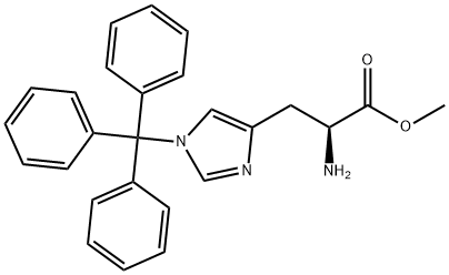 H-HIS(TRT)-OME.HCL, 62715-28-0, 结构式