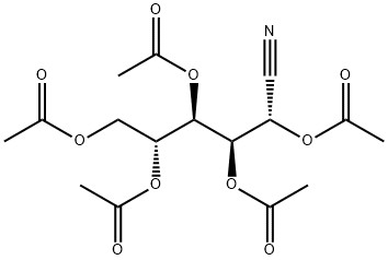 D-Glucononitrile, 2,3,4,5,6-pentaacetate,6272-51-1,结构式