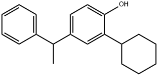 Phenol, 2-cyclohexyl-4-(1-phenylethyl)- Struktur
