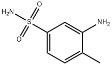 3-アミノ-4-メチルベンゼンスルホンアミド 化学構造式
