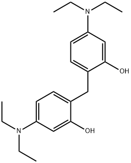 2,2'-Methylenebis[5-(diethylamino)phenol],6274-83-5,结构式