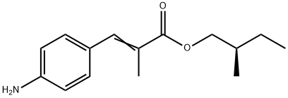 3-(4-Aminophenyl)-2-methylpropenoic acid (R)-2-methylbutyl ester|