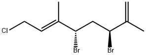 (3S,5S,E)-3,5-Dibromo-8-chloro-2,6-dimethyl-1,6-octadiene 结构式