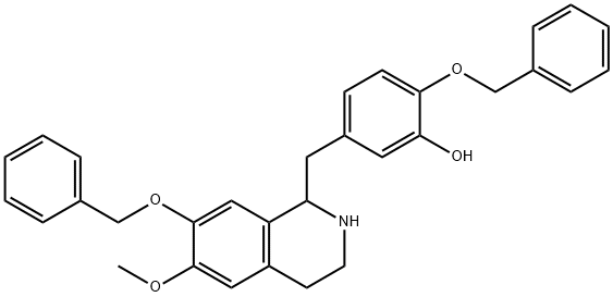 7-Benzyloxy-1-(4-benzyloxy-3-hydroxybenzyl)-6-methoxy -1,2,3,4-tetrahydroisoquinoline